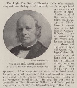 De Zeer Eerwaarde Samuel Thornton, Benoemd tot Assistent-Bisschop van Manchester door English Photographer