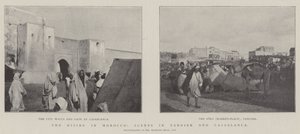 De Opstand in Marokko, Scènes in Tanger en Casablanca door English Photographer