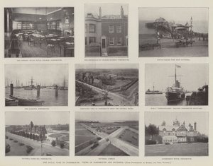 Het koninklijk bezoek aan Portsmouth, uitzichten van Portsmouth en Southsea door English Photographer