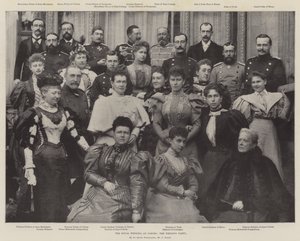 Het koninklijk huwelijk in Coburg, het bruiloftsgezelschap door English Photographer