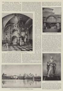 Het Russische eilandklooster van Solovetsk, in de Witte Zee
