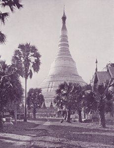 De Shway Dagon Pagode, Rangoon door English Photographer