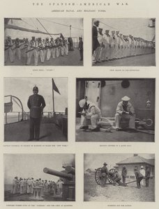 De Spaans-Amerikaanse oorlog, Amerikaanse marine- en militaire types door English Photographer