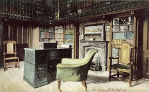De studeerkamer, Abbotsford door English Photographer