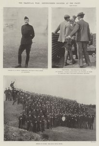 De Transvaal Oorlog, onderscheiden soldaten aan het front door English Photographer