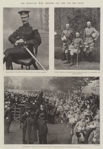 De Transvaal Oorlog, officieren en mannen voor het front door English Photographer
