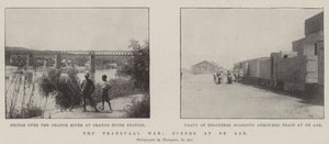 De Transvaaloorlog, scènes in De Aar door English Photographer