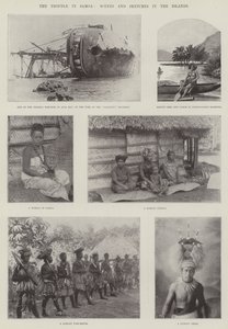 De problemen in Samoa, scènes en schetsen op de eilanden door English Photographer