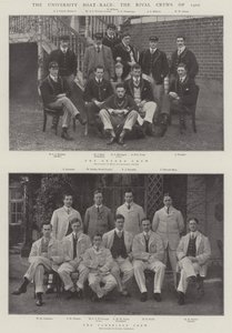 De Universiteitsbootrace, de Rivaliserende Teams van 1902 door English Photographer