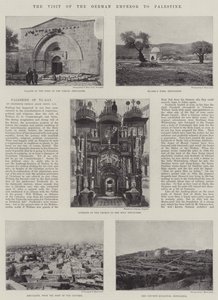 Het bezoek van de Duitse keizer aan Palestina door English Photographer