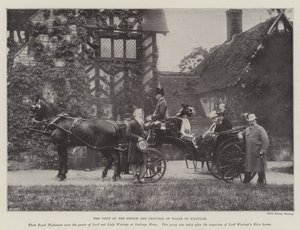 Het bezoek van de prins en prinses van Wales aan Wantage door English Photographer
