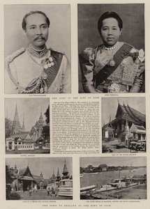 Het bezoek aan Engeland van de koning van Siam