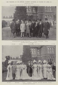 De Bruiloft van de Dochter van Sir Edward Clarke in Staines op 22 april door English Photographer