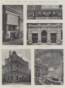 Het wereldscheepvaartcentrum, de nieuwe gebouwen van Lloyds in Lloyds Avenue door English Photographer