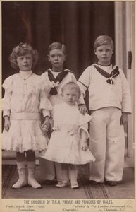 De kinderen van Albert Edward en Prinses Alexandra