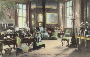 De salon, Longleat, Wiltshire (kleur foto)
