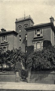 Het huis van Theodore Watts-Dunton (1832-1914) in Putney Hill door English Photographer