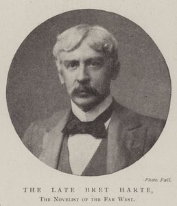 De overleden Bret Harte, de romanschrijver van het Wilde Westen door English Photographer