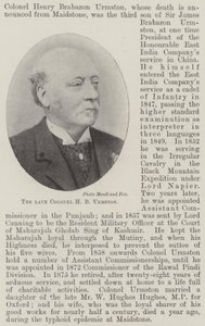 De wijlen kolonel H B Urmston door English Photographer
