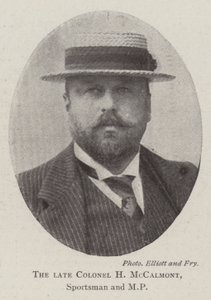 De overleden kolonel H McCalmont, sportman en parlementslid