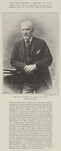 De overleden Kolonel J A Grant, CB, FRS, Afrikaanse Ontdekkingsreiziger door English Photographer