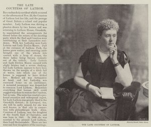 De wijlen gravin van Lathom door English Photographer