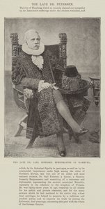 De overleden Dr. Carl Petersen, burgemeester van Hamburg door English Photographer
