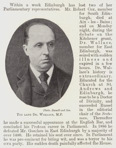 De wijlen Dr Wallace, MP door English Photographer