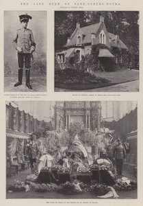 De overleden hertog van Saksen-Coburg en Gotha