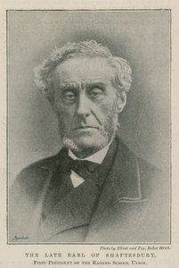 De overleden Graaf van Shaftesbury, eerste president van de Ragged School Union door English Photographer