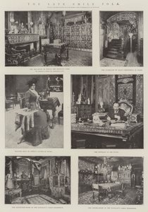 De overleden Emile Zola door English Photographer
