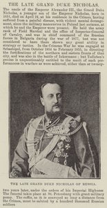 De overleden groothertog Nicholas van Rusland door English Photographer