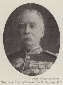 De wijlen luitenant-generaal Sir G Graham, VC door English Photographer