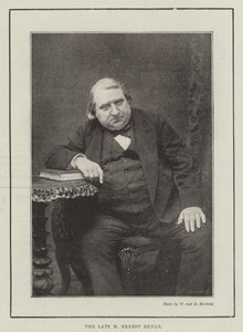 De overleden M Ernest Renan door English Photographer