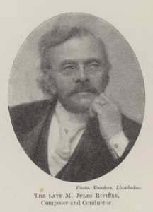 De wijlen M Jules Riviere, componist en dirigent door English Photographer