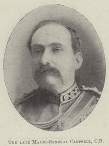 De overleden generaal-majoor Campbell, CB