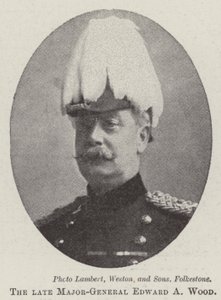 De overleden generaal-majoor Edward A Wood