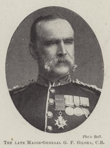 De overleden generaal-majoor G F Gildea, CB door English Photographer