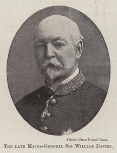 De wijlen generaal-majoor Sir William Davies door English Photographer