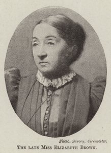 Wijlen juffrouw Elizabeth Brown