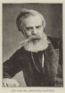 De overleden heer Alexander Johnston