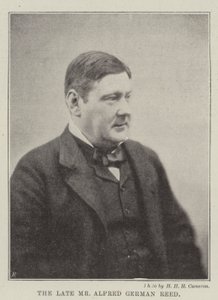 De overleden Mr Alfred German Reed door English Photographer
