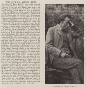 De wijlen Mr Alfred W Hunt door English Photographer