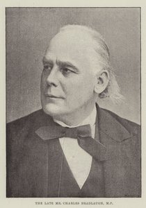 De overleden heer Charles Bradlaugh, parlementslid door English Photographer