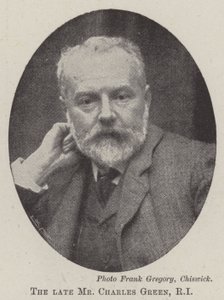De overleden heer Charles Green, RI