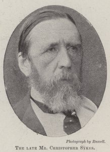 Wijlen de Heer Christopher Sykes door English Photographer
