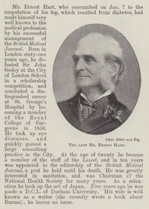Wijlen Mr Ernest Hart door English Photographer