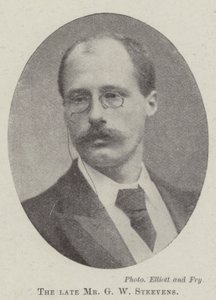 De overleden heer G.W. Steevens door English Photographer