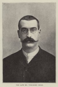 De overleden Mr. Theodore Child door English Photographer