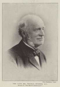 De overleden Mr Thomas Hughes, QC, auteur van Tom Browns Schooldays door English Photographer